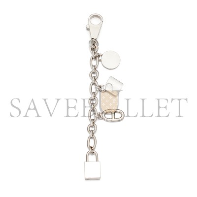 HERMÈS SILVER METAL OLGA CHARM 